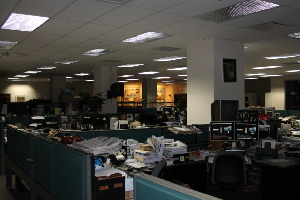 Akron Beacon Journal newsroom, 2013